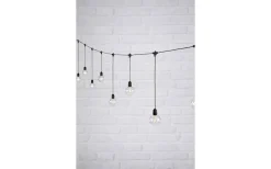 Partyslingor Utomhus 230V|Partyslingor Utomhus 230V<Markslojd Garden24 Ljusslinga 4m 10L EXTRA Svart IP44