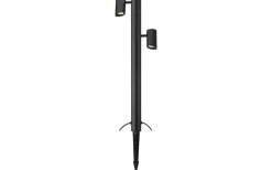 Garden24 Pollare Cylinder 12,5W 3000K 80cm Svart IP44