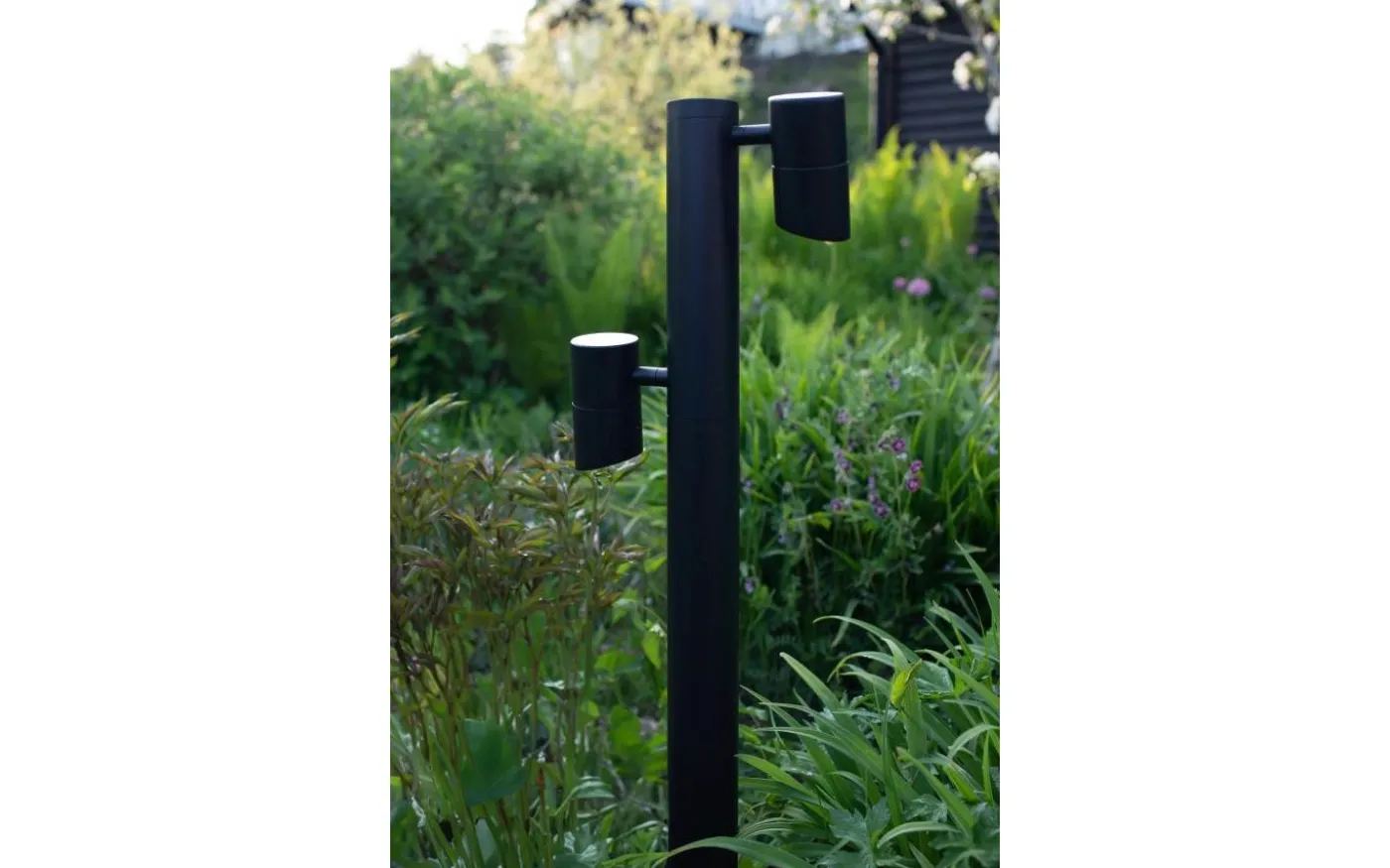 Garden24 Pollare Cylinder 12,5W 3000K 80cm Svart IP44