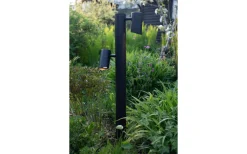 Garden24 Pollare Cylinder 12,5W 3000K 80cm Svart IP44