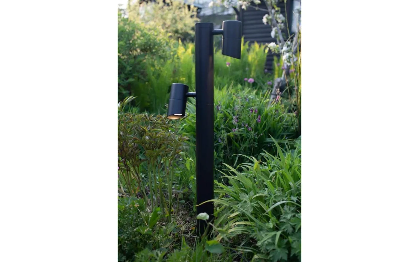 Garden24 Pollare Cylinder 12,5W 3000K 80cm Svart IP44