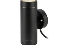 Garden24 Markslöjd<Markslojd Garden24 Vägglampa Upp/Ned 3W 3000K Svart IP44