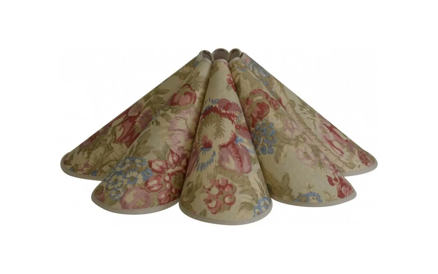 Hallbergs Gardiners Bay Floral Lampskärm Ø27cm Multi* Mönstrade Lampskärmar