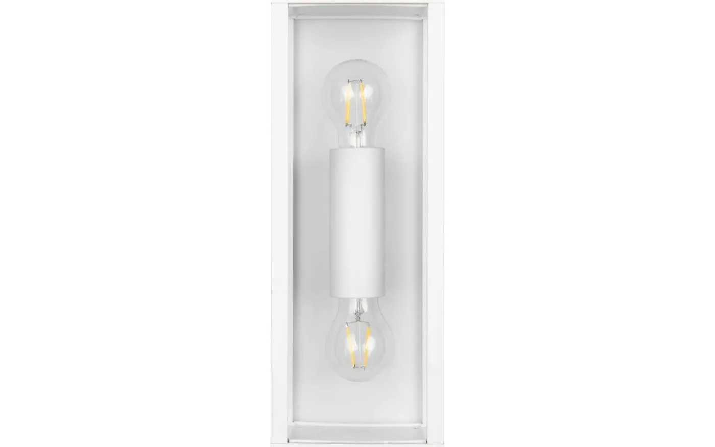 Garonne Vägglampa 2xE27 matt vit IP44
