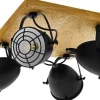Eglo Gatebeck Takspotlight 30cm 4L Trä/Svart* Takspot Med Minst 4 Lampor