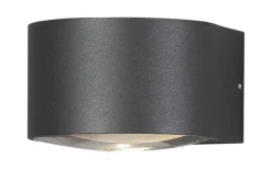 Upp Eller Nedljus Lampor<Konstsmide Gela Vägglampa LED 3000K 6W Mörkgrå IP54