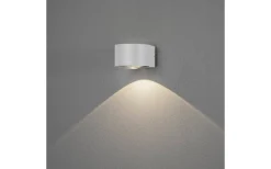 Konstsmide Gela Vägglampa LED 3000K 6W Vit IP54* Upp Eller Nedljus Lampor
