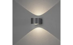 Konstsmide Gela Vägglampa LED 3000K 2x6W Mörkgrå IP54* Upp & Nedljus Lampor
