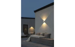 Gela Vägglampa LED 3000K 2x6W Vit IP54