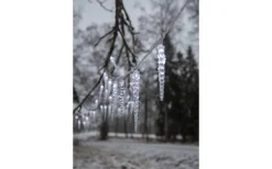 Gelido Istappsslinga med Timer och Chaser, Kallvit 6m IP44