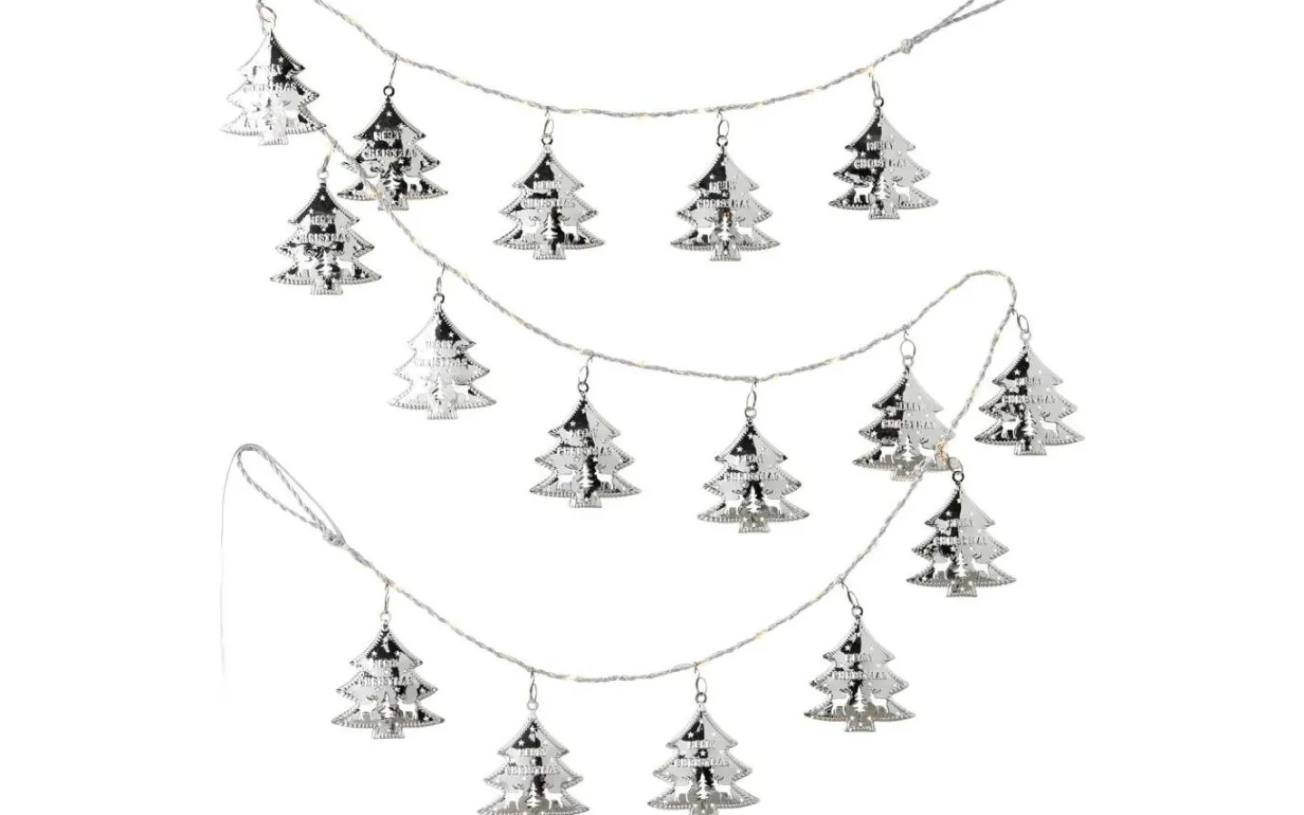 Batterislingor Inomhus<Markslojd Gerda Batteridriven Ljusslinga 1,8m MetallSilver