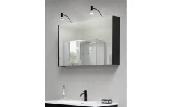 Badrumslampor Vägg<Trio Lighting Giada H2O Skåpslampa 1-dels GU10 mattsvart IP44