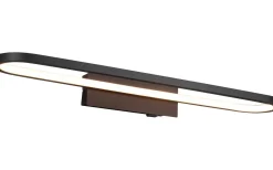 Badrumslampor Vägg<Trio Lighting Gianni H2O Vägglampa LED 60cm mattsvart IP44