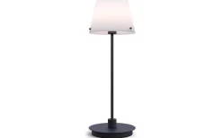 Bordslampor<Herstal Gil Il Grande Bordslampa 40cm Svart/Opalglas