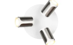 Runda Takspotlights|Takspot Med 3 Lampor<Trio Lighting Gillan Spotlight 3-delad GU10 borstad stål