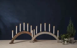 Gillian Adventsljusstake Båge Beige 40cm