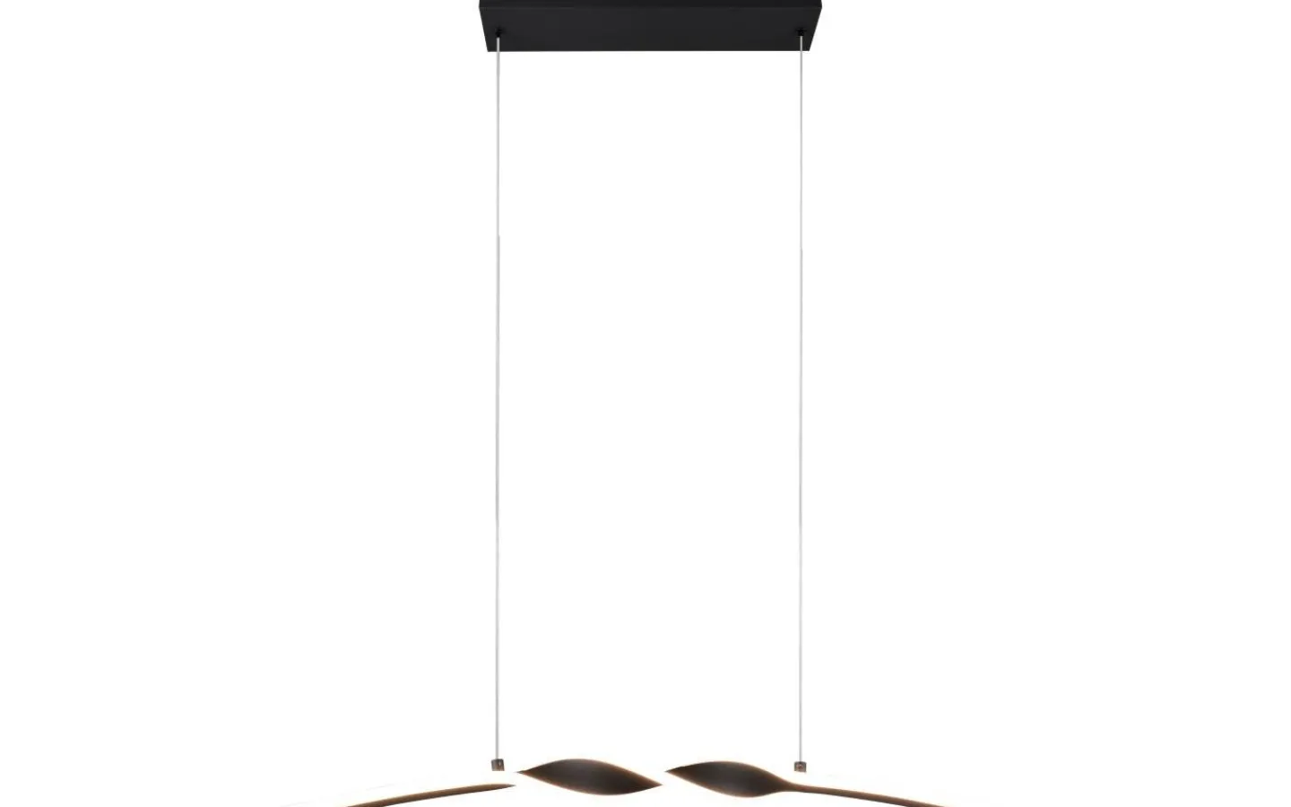 Reality Ginko Takpendel LED mattsvart* Avlånga Taklampor