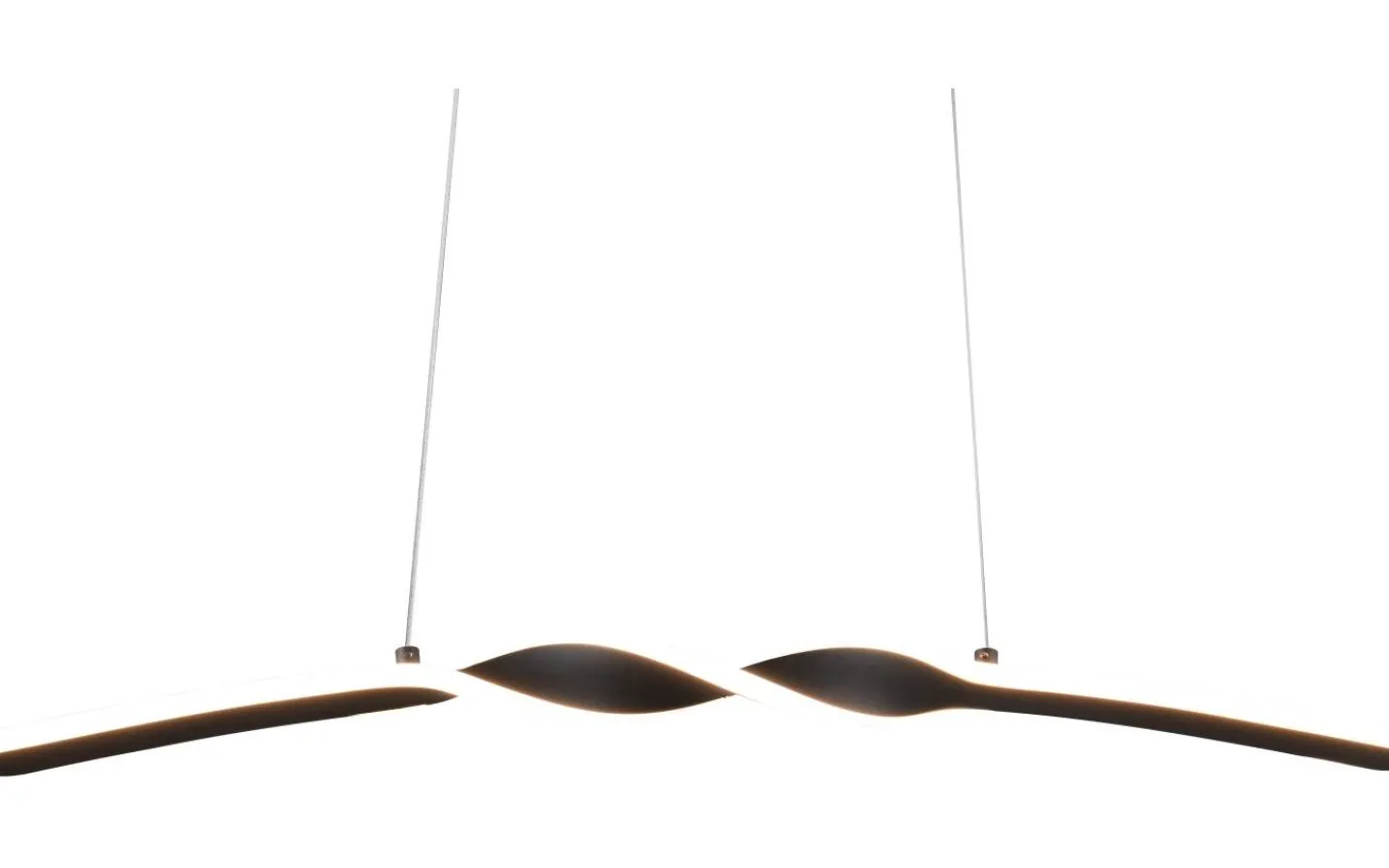 Reality Ginko Takpendel LED mattsvart* Avlånga Taklampor