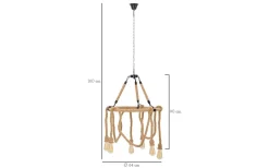 Stora Taklampor Ø50-69 Cm<Mauro Ferretti Gioia Taklampa 64cm Bambu/Rep