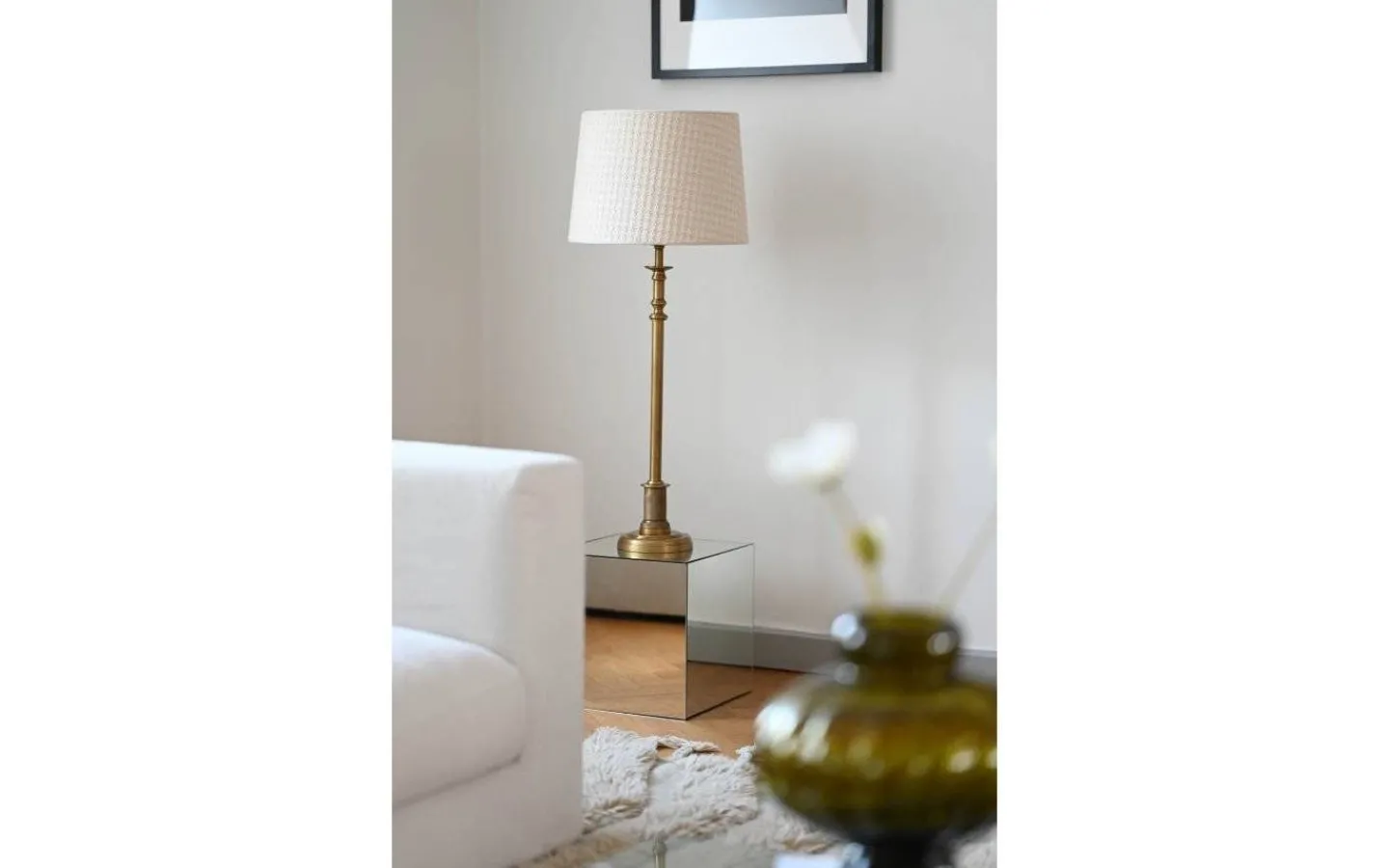 Mönstrade Lampskärmar<Hallbergs Giovanni Lampskärm Ø24cm Sand