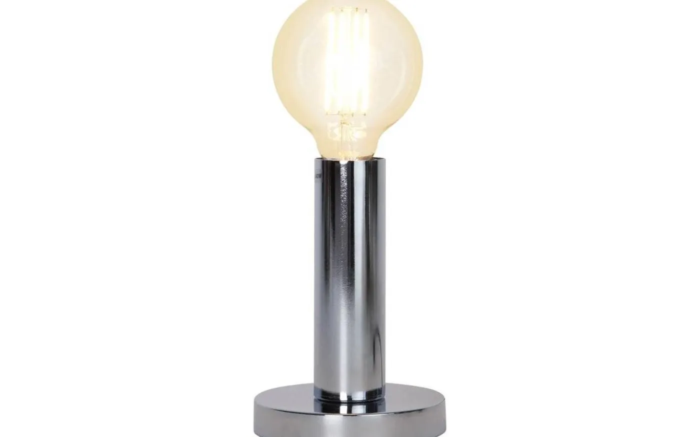 Glans Bordslampa 17cm E27 Krom