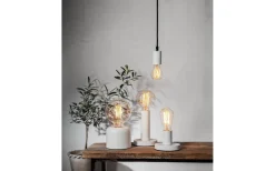 Vardagsrum|Bordslampor<Star Trading Glans Bordslampa 8,5cm Vit