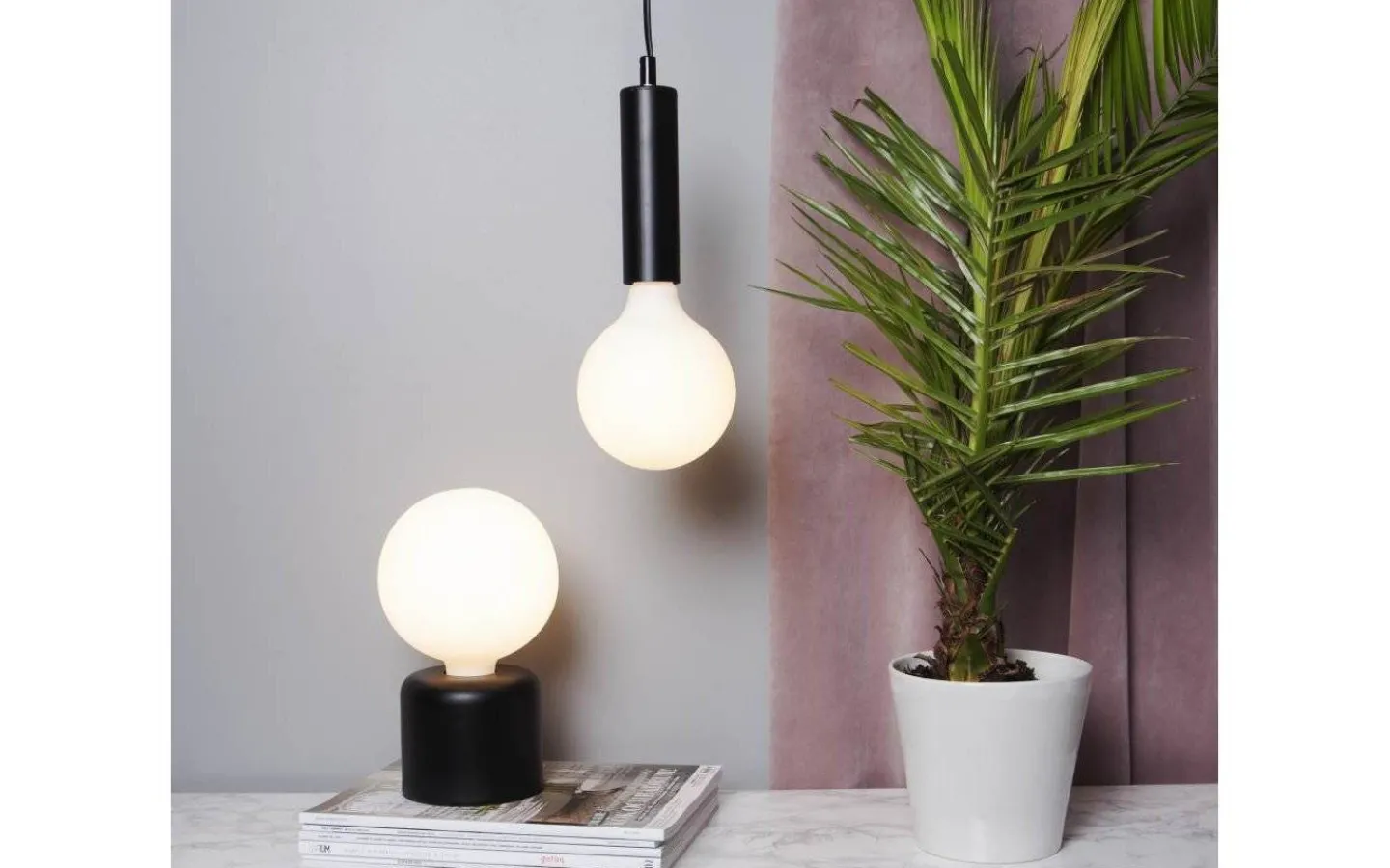 Fönsterlampor|Sladdställ Med Sockel<Star Trading Glans Pendel E27 3,5m kabel Svart