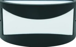 Utomhusarmaturer, Stolpar|Vägglampor Utomhus<Malmbergs Glasgow Vägglampa E27 Svart/Opal IP44