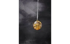 Batteri Julpynt Inomhus<Star Trading Glaskula Glow 15cm Amber