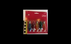 Glödlampor Lågvolt E14+E27<Konstsmide Glödlampa E14 Lågvolt 12V Kron Färgmix 3W 5-Pack