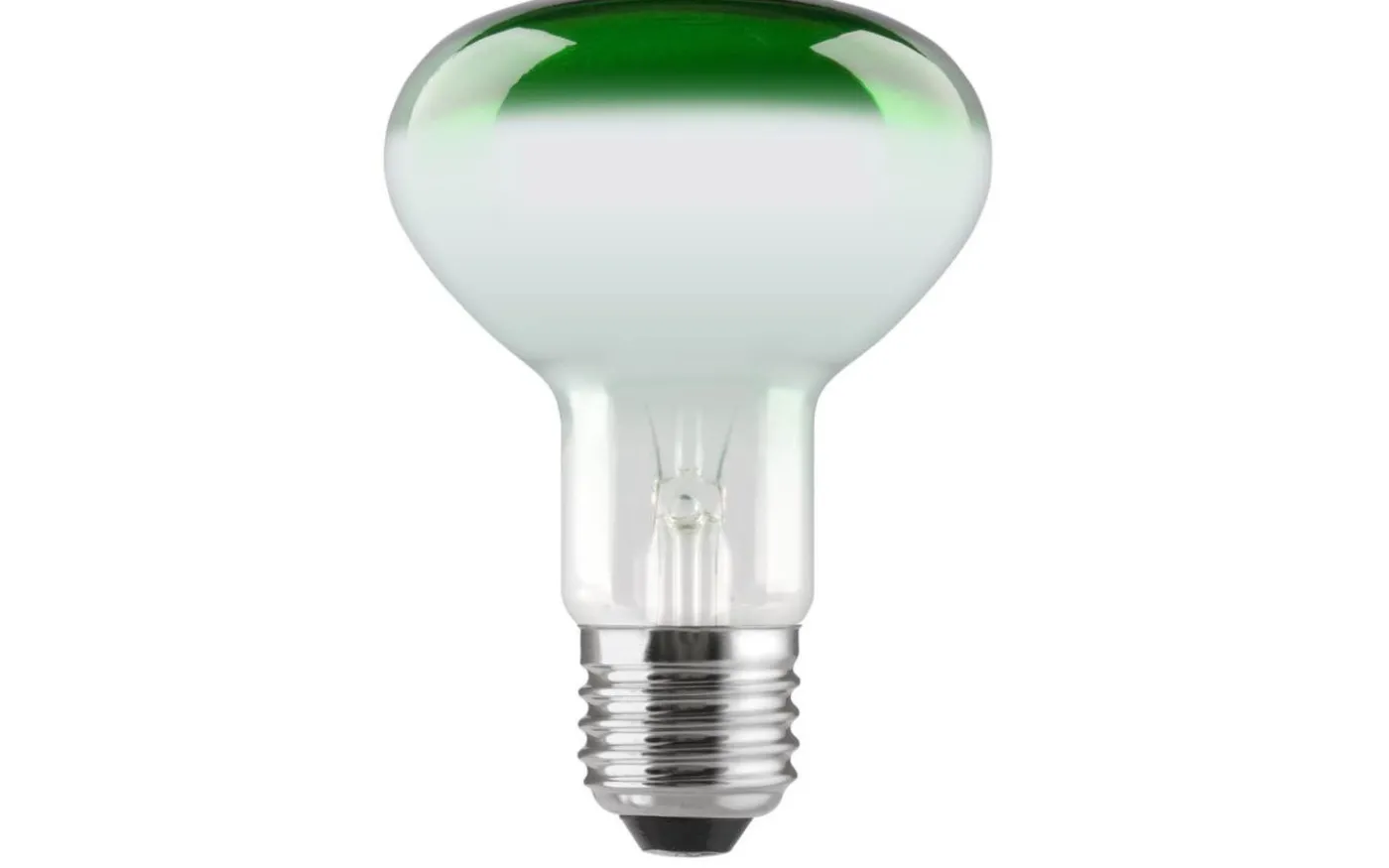 Glödlampa R63 Grön, E27 40W