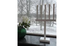 Visa Alla Adventsljusstakar|Adventsljusstakar 61-120 Cm<By Rydens Glimmer Bordslampa 75cm Vit