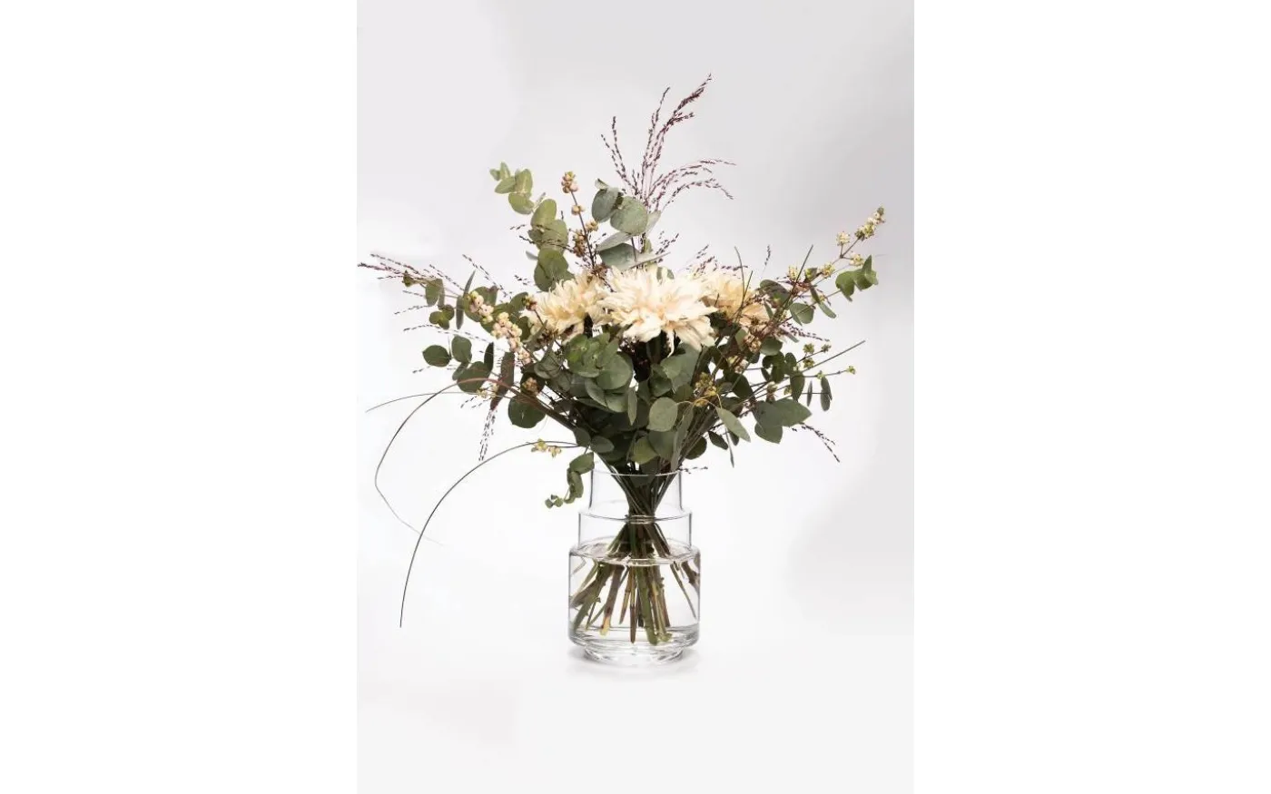 Glimmer Glasvas Klar 23 cm