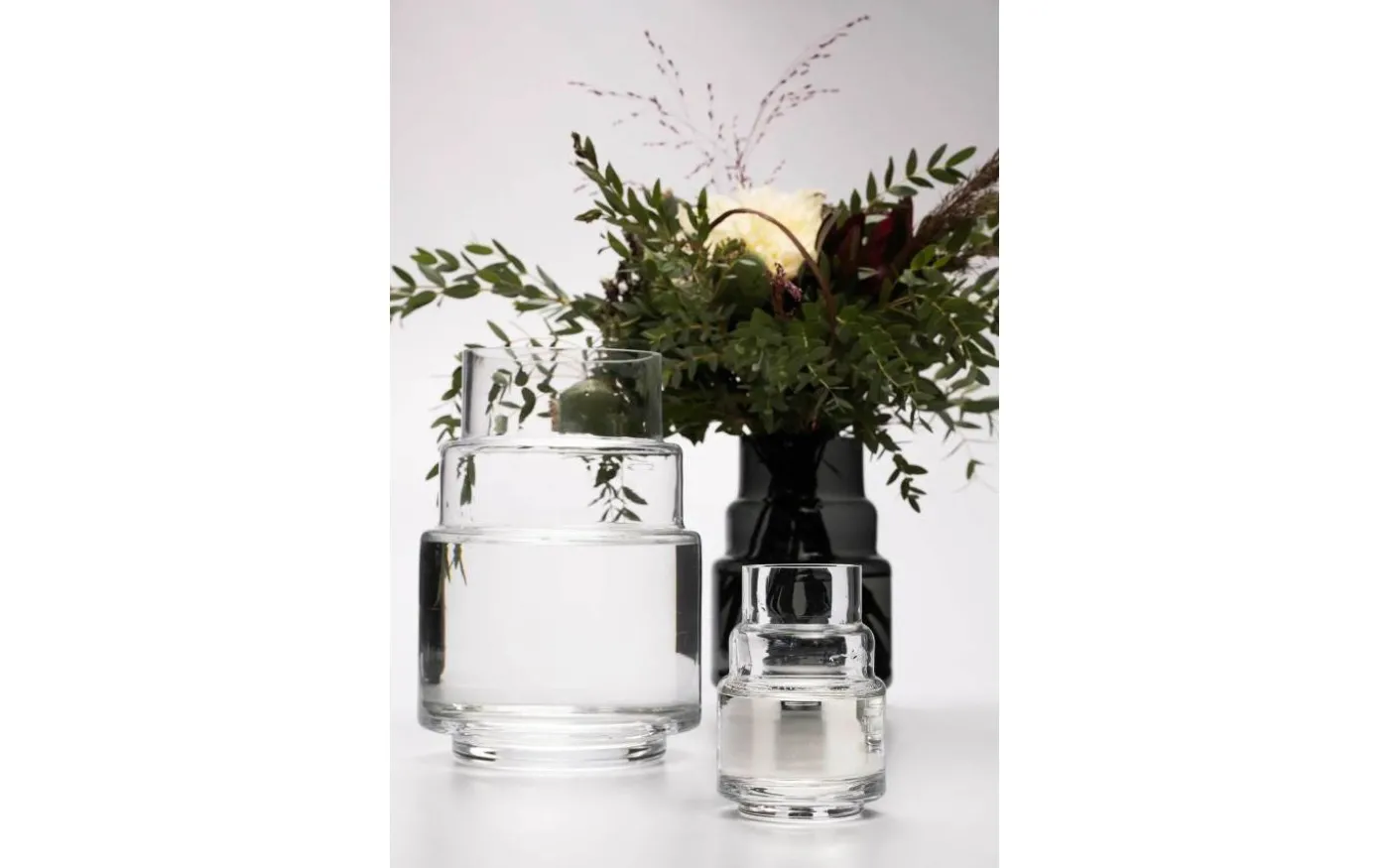 Glimmer Glasvas Klar 23 cm