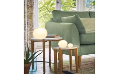 Vardagsrum|Bordslampor<Aneta Globus Bordslampa 18cm Opalglas