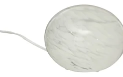 Aneta Globus Bordslampa 13cm Vit Prickig* Bordslampor