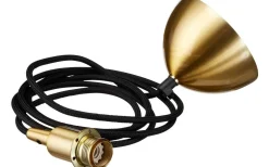 Takupphäng|Sladdställ Med Sockel<Belid Gloria Upphäng E14 Mässing/ Svart