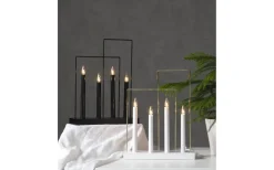 Glossy Frame Ljusstake Vit