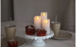 Blockljus Inomhus|Blockljus Inomhus<Star Trading Glow Batteridrivet Blockljus 15cm Vit