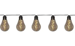 Partyslingor Inomhus 230V|Partyslingor Utomhus 230V<Star Trading Glow Ljusslinga 3,6m 10L Rökfärgad IP44