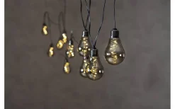 Partyslingor Inomhus 230V|Partyslingor Utomhus 230V<Star Trading Glow Ljusslinga 3,6m 10L Rökfärgad IP44