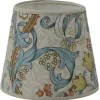 Mönstrade Lampskärmar<Hallbergs Golden Lily Lampskärm Ø20cm Linen/Teal William Morris