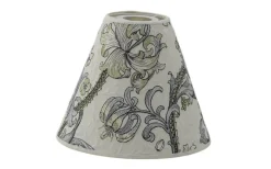 Hallbergs Golden Lily Toppringskärm Ø22cm Embroidery Dove William Morris* Toppringsskärmar