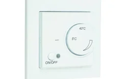 Elradiatorer, Termostater<Malmbergs Golvvärmetermostat Optima, 3200W, Signalvit