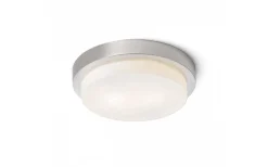 Badrum|Badrumslampor Tak<Rendl Gorra Plafond 28cm 2xE14 Matt nickel IP44