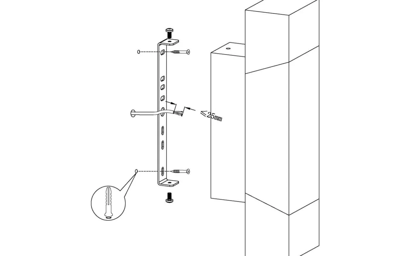 Gorzano Fasadlampa LED 3000K 4,8W Antracit IP44