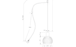 Aneta Grafika Fönsterlampa 15cm Vit* Fönsterlampor