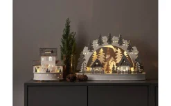 Grauberg Batteridriven Speldosa 19cm Grå