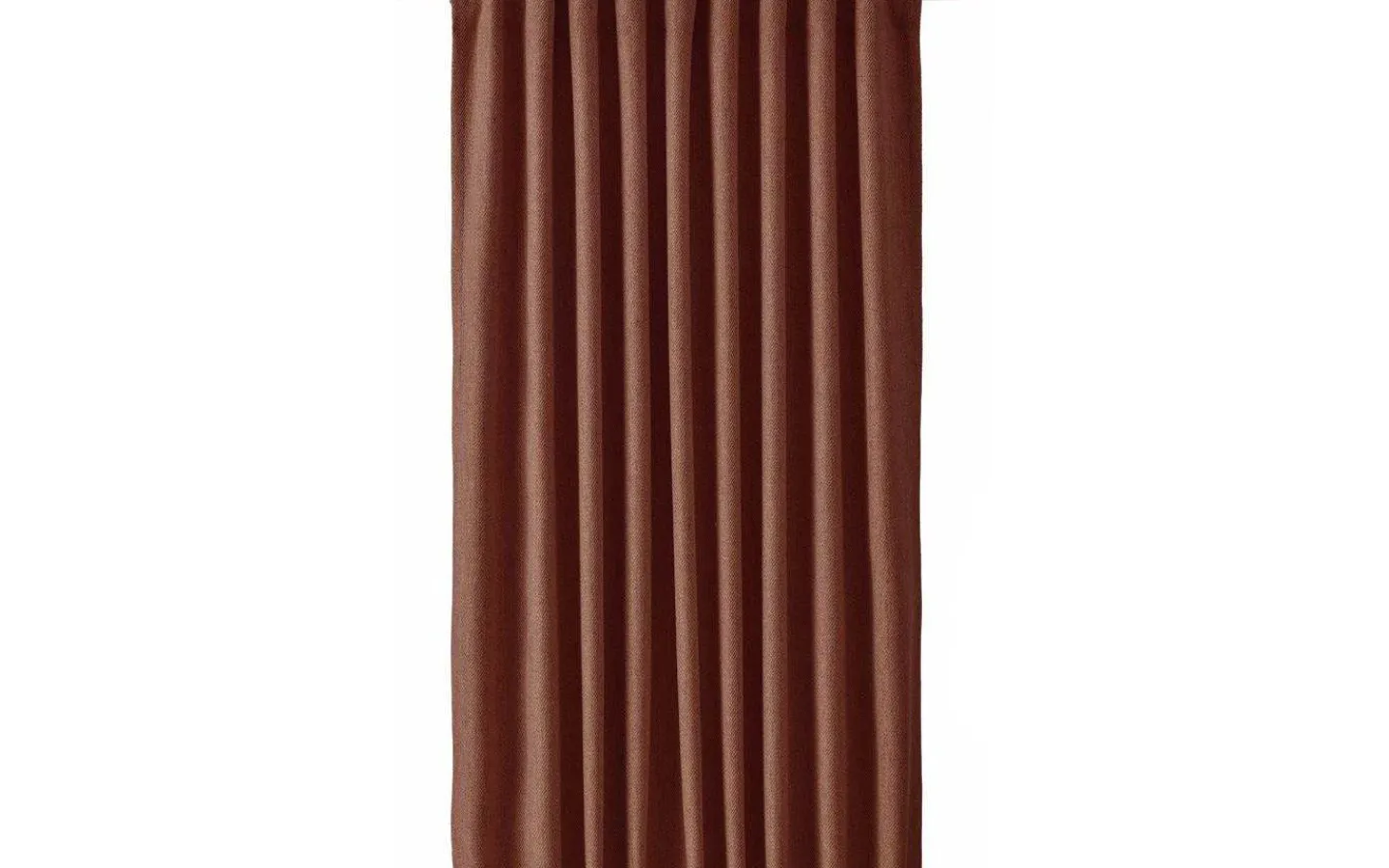 Svanefors Greenwich Gardin 2-pack Rost 2x140x280cm* Enfärgade Gardiner