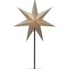 Gregory Julstjärna på Fot 80cm Greige